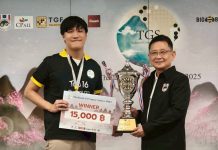 แม็ก-วิชญ์ฤทธิ์ ผงาดคว้าแชมป์ Thailand GO Super Series 2025