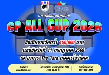 รับสมัครการแข่งขันหมากล้อม CP ALL CUP 2026